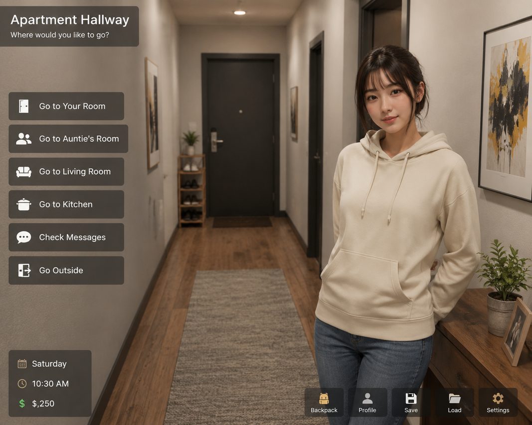 我的可爱表姐 角色路线 内容截图 5